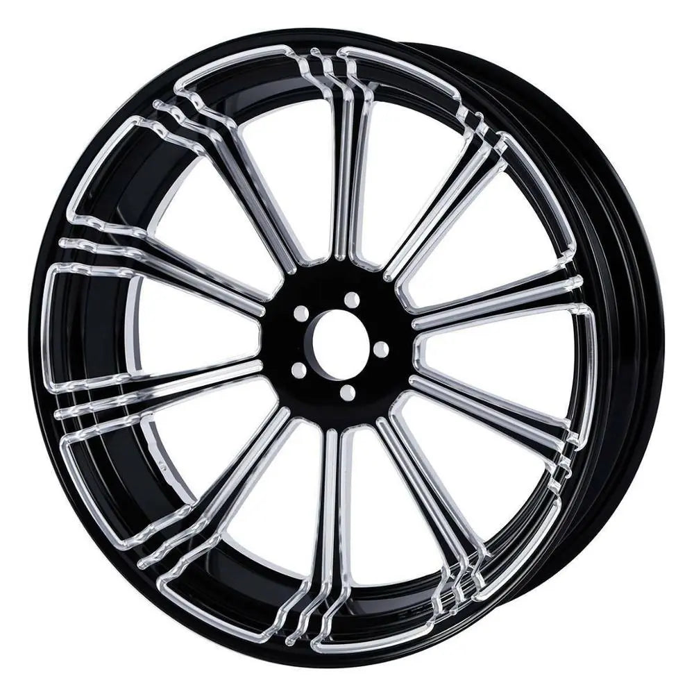 Voodoo Cycle House Custom 18" x 5.5" Rear Wheel with Hub Assembly For Harley-Davidson & Custom Applications Touring Models Non ABS 2009-2020 FLTR/FLHT/FLHR/FLHX