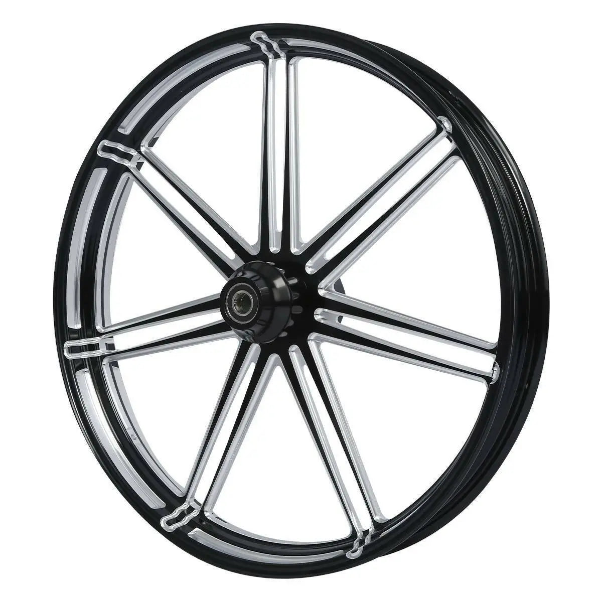 Voodoo Cycle House Custom Wheel & Hub Assembly For Harley-Davidson & Custom Applications Road King Street Glide 2008-UP 18" 21" 23" 26" 30" inch