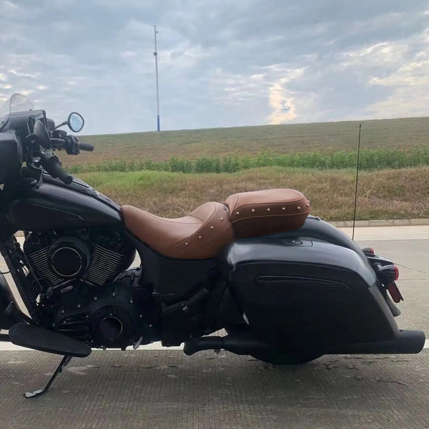 Voodoo Cycle House Custom Seat For Indian 2014-2022 Roadmaster Chieftain Dark Horse Springfield Chief Vintage Classic Limited Driver Passenger