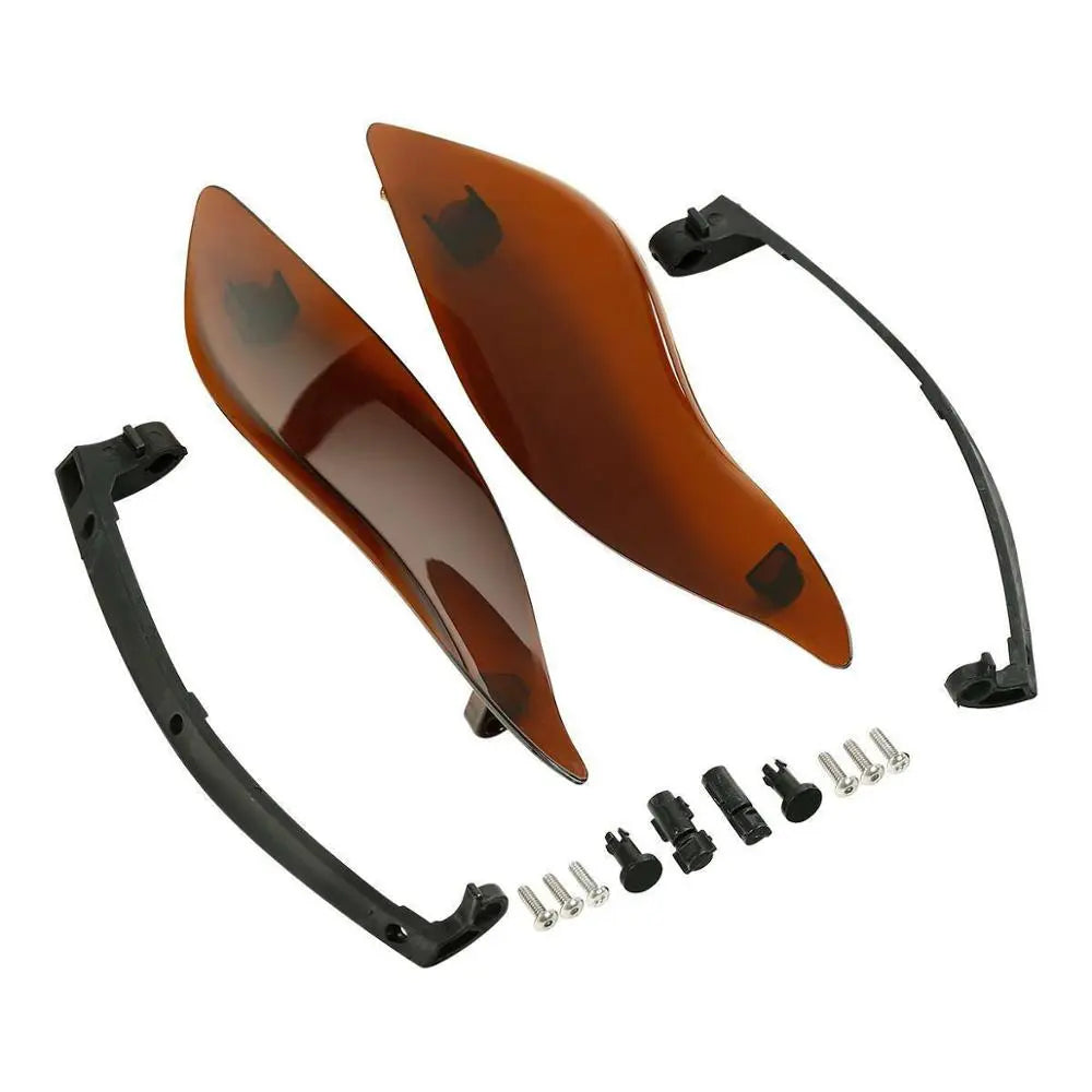 Voodoo Cycle House Custom ABS Side Air Deflectors For Harley-Davidson Touring Models Street Electra Glide Ultra Limited Tri Glide 2014-UP