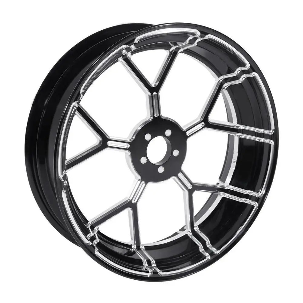 Voodoo Cycle House Custom 18" x 5.5" Rear Wheel with Hub Assembly For Harley-Davidson & Custom Applications Touring Models Non ABS 2009-2020 FLTR/FLHT/FLHR/FLHX