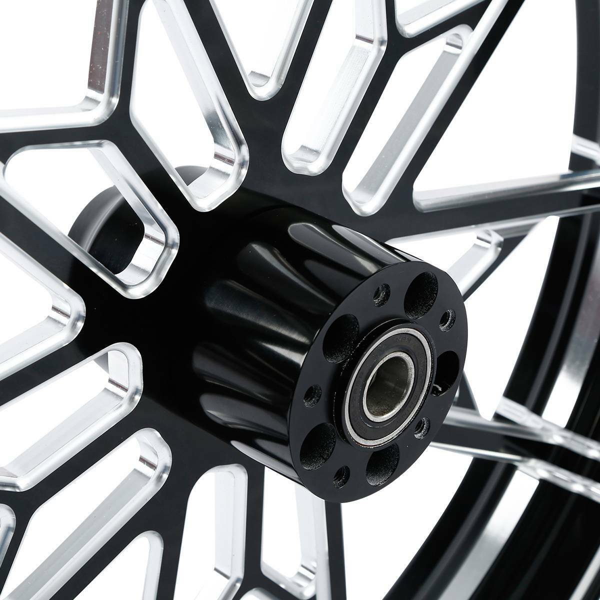Voodoo Cycle House Custom Front Wheel & Hub Assembly For Harley-Davidson & Custom Applications Touring Road King Street Glide 2008-UP Single Disc 18" 21" 23" 26" 30" inch