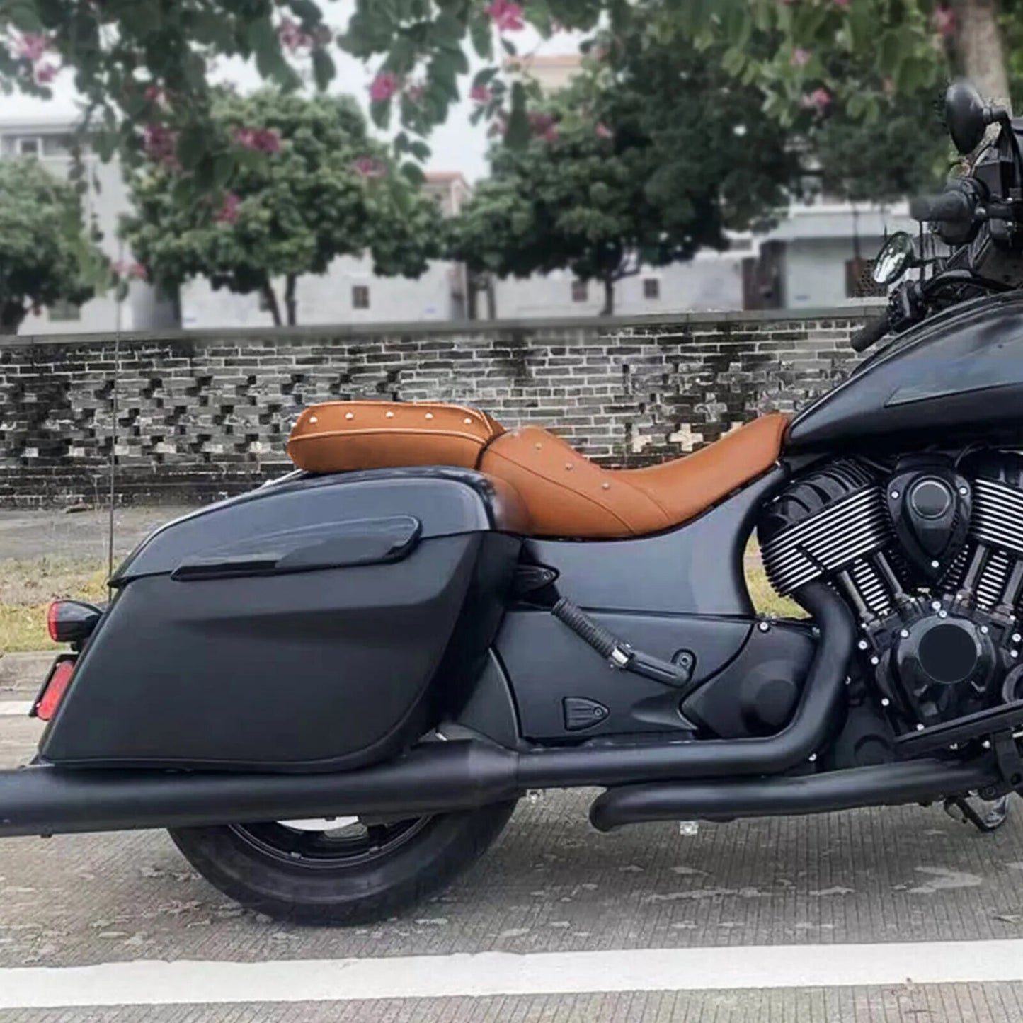 Voodoo Cycle House Custom Seat For Indian 2014-2022 Roadmaster Chieftain Dark Horse Springfield Chief Vintage Classic Limited Driver Passenger