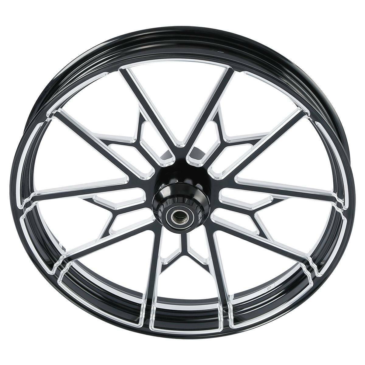 Voodoo Cycle House Custom Front Wheel & Hub Assembly For Harley-Davidson & Custom Applications Touring Road King Street Glide 2008-UP Single Disc 18" 21" 23" 26" 30" inch