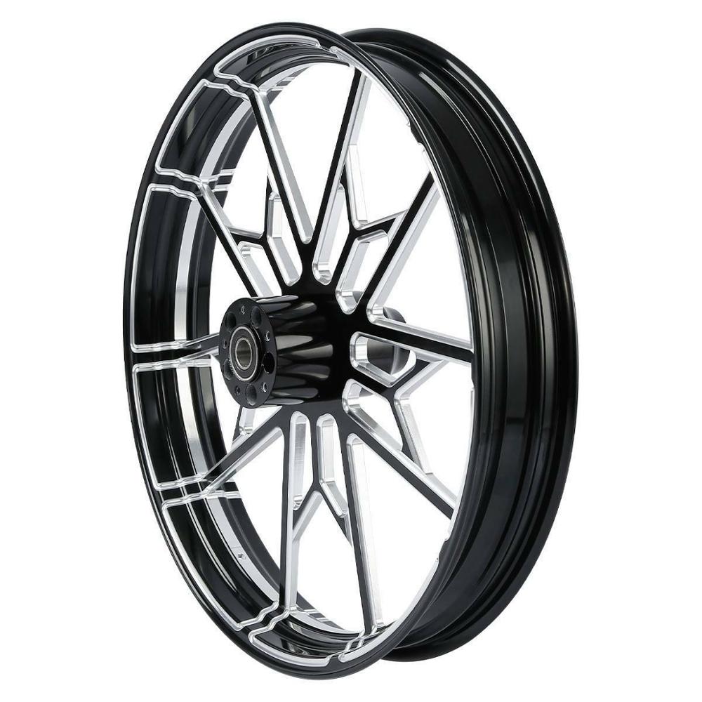 Voodoo Cycle House Custom Front Wheel & Hub Assembly For Harley-Davidson & Custom Applications Touring Road King Street Glide 2008-UP Single Disc 18" 21" 23" 26" 30" inch