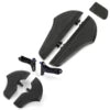 Voodoo Cycle House Custom Black or Chrome Harley Davidson Driver Passenger Floorboards Kits For 1980-UP Touring Models Road king Electra Street Glide FLHX FLHT