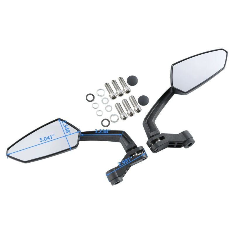 Voodoo Cycle House Custom Mirrors For Harley-Davidson & Custom Applications