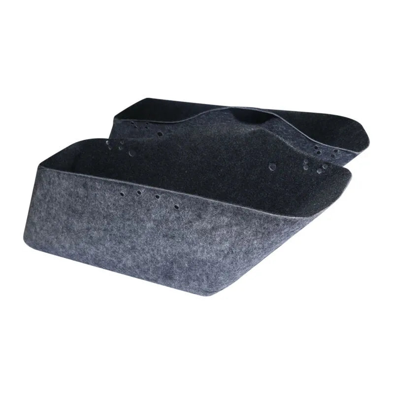 Voodoo Cycle House Drop-in Saddlebag Carpet Liner For Harley-Davidson Touring Models Street Electra Glide Road King 2014-UP