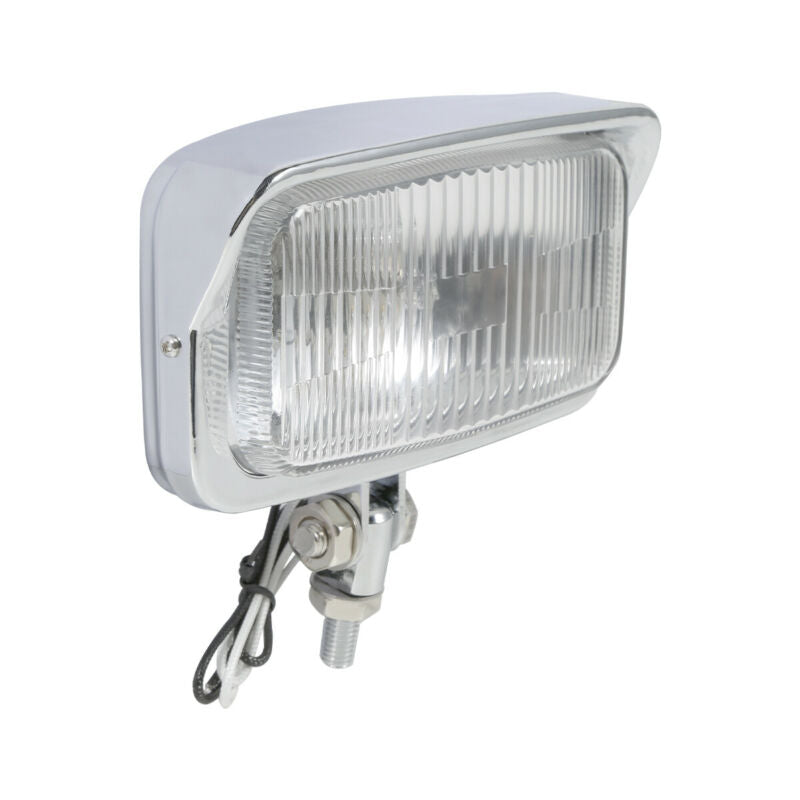 Voodoo Cycle House Retro Rectangle Headlight For Harley-Davidson & Custom Applications
