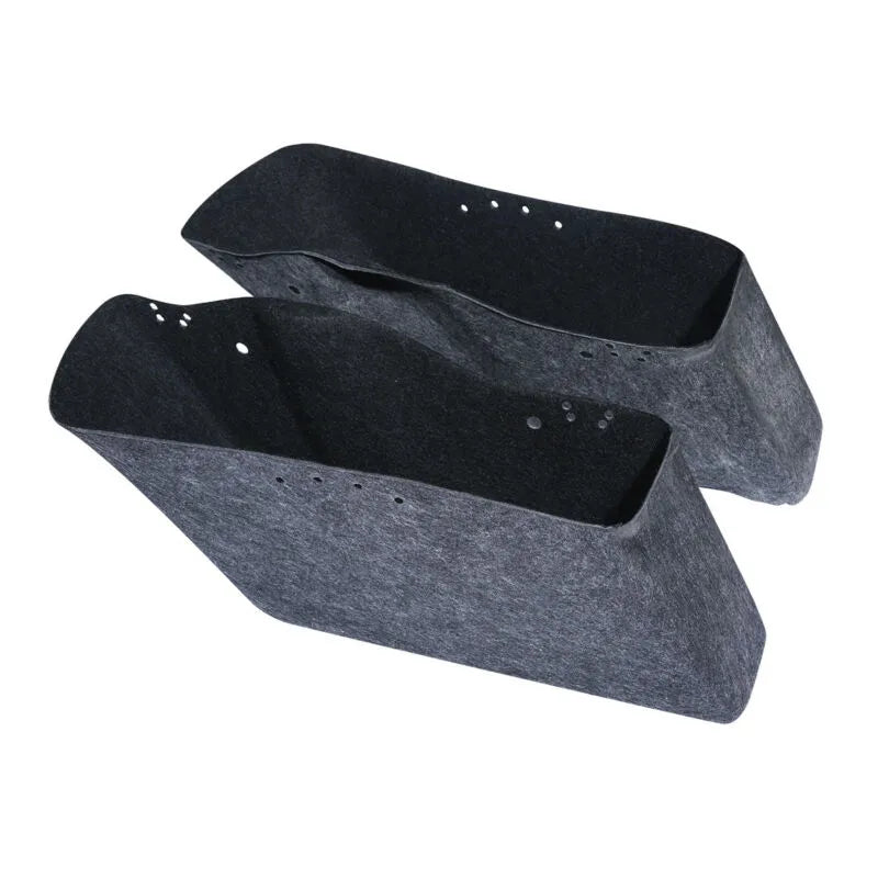 Voodoo Cycle House Drop-in Saddlebag Carpet Liner For Harley-Davidson Touring Models Street Electra Glide Road King 2014-UP