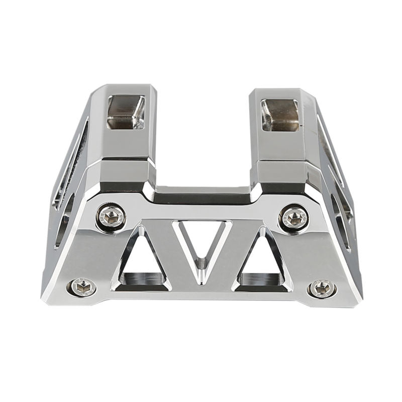 Voodoo Cycle House Custom 7/8 Handlebar Mount Riser For Harley-Davidson Dyna Street Fat Bob Switchback Wide Super Glide FLD FXDF FXDB