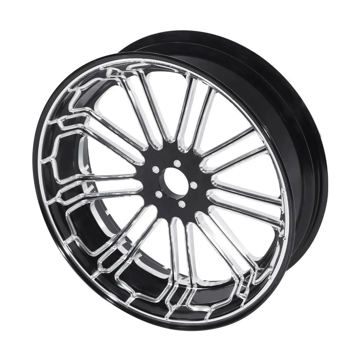 Voodoo Cycle House Custom 18" x 5.5" Rear Wheel with Hub Assembly For Harley-Davidson & Custom Applications Touring Models Non ABS 2009-2020 FLTR/FLHT/FLHR/FLHX