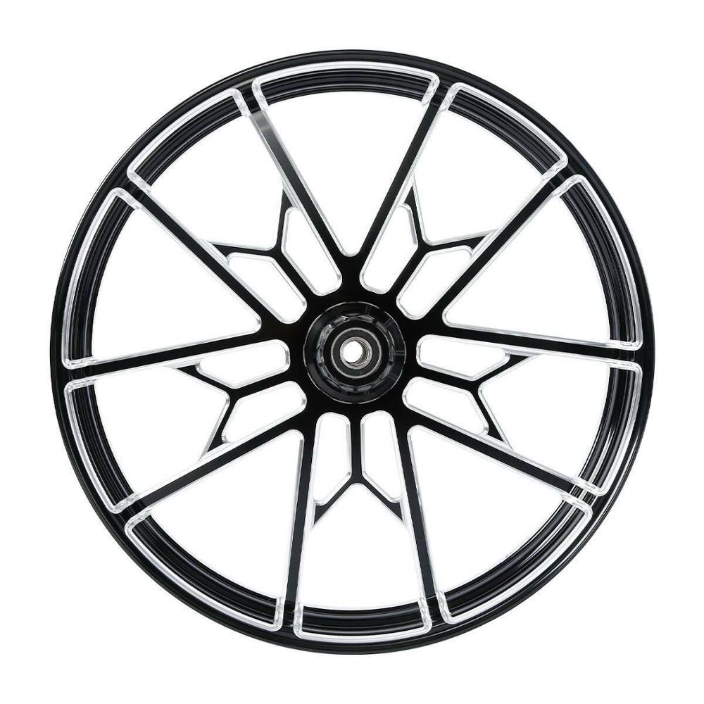 Voodoo Cycle House Custom Front Wheel & Hub Assembly For Harley-Davidson & Custom Applications Touring Road King Street Glide 2008-UP Single Disc 18" 21" 23" 26" 30" inch