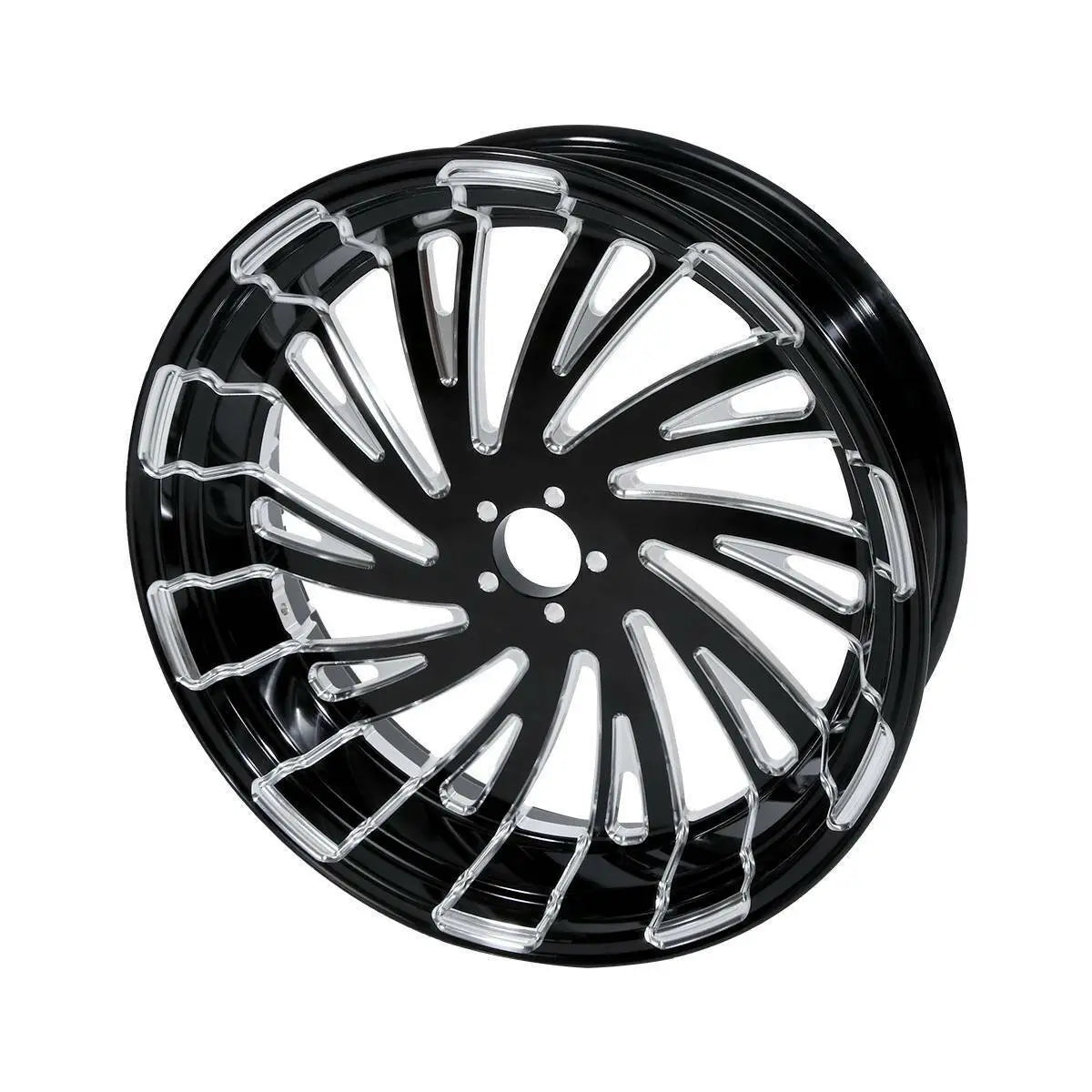 Voodoo Cycle House Custom 18" x 5.5" Rear Wheel with Hub Assembly For Harley-Davidson & Custom Applications Touring Models Non ABS 2009-2020 FLTR/FLHT/FLHR/FLHX