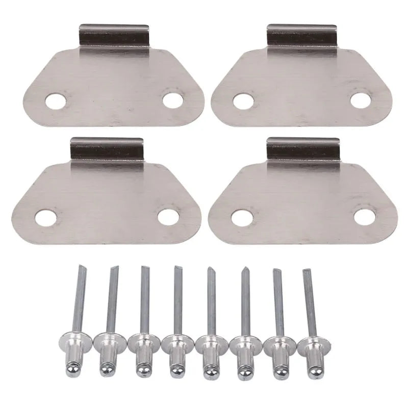 Voodoo Cycle House Saddlebag Lid Strike Plates For Harley-Davidson Touring Models Electra Street Glide 1993-2013