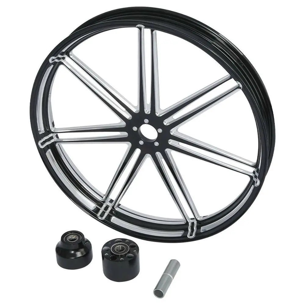 Voodoo Cycle House Custom Wheel & Hub Assembly For Harley-Davidson & Custom Applications Road King Street Glide 2008-UP 18" 21" 23" 26" 30" inch