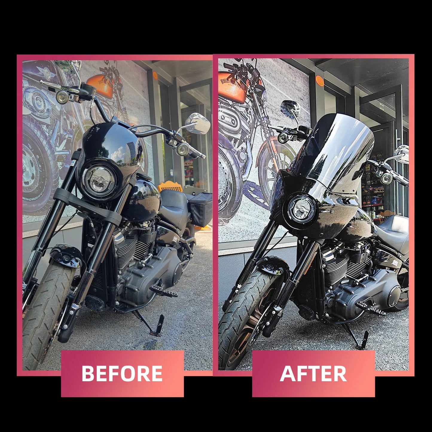 VOODOO CYCLE HOUSE Fairing For Harley Davison FXBB Softail Street Bob Low Rider Dyna Super Glide FXD