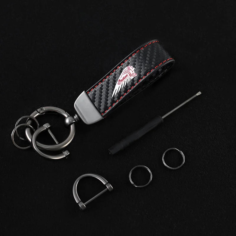 Voodoo Cycle House Indian Motorcycles Keychain