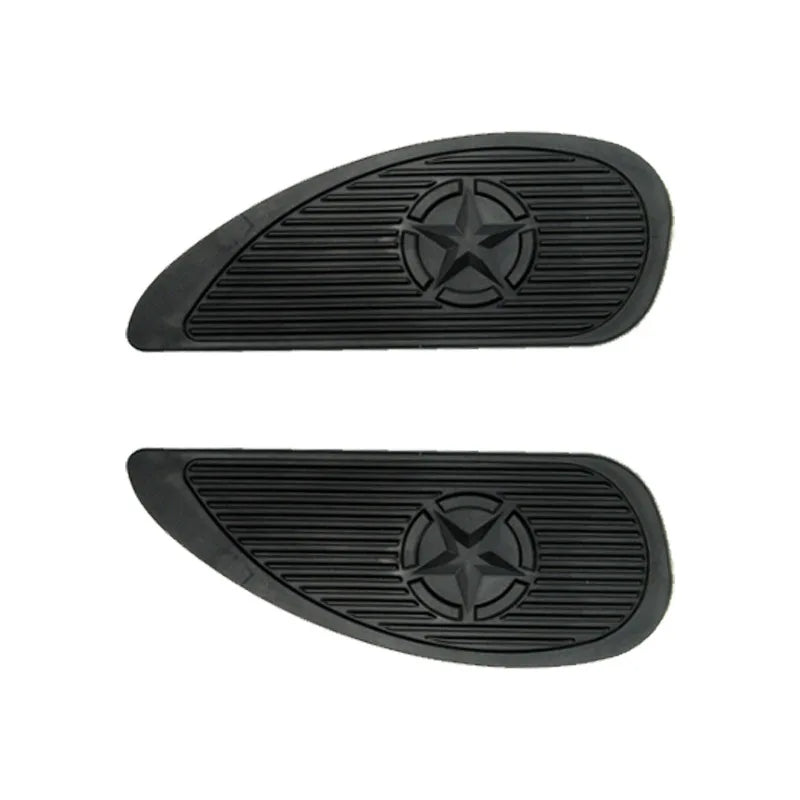 VOODOO CYCLE HOUSE Universal Black Gas Fuel Tank Covers