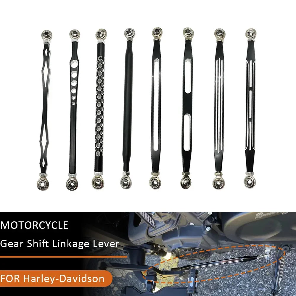 Voodoo Cycle House Custom Motorcycle Gear Shift Linkage For Harley Touring Softail Road King Electra Street Glide Fat Boy