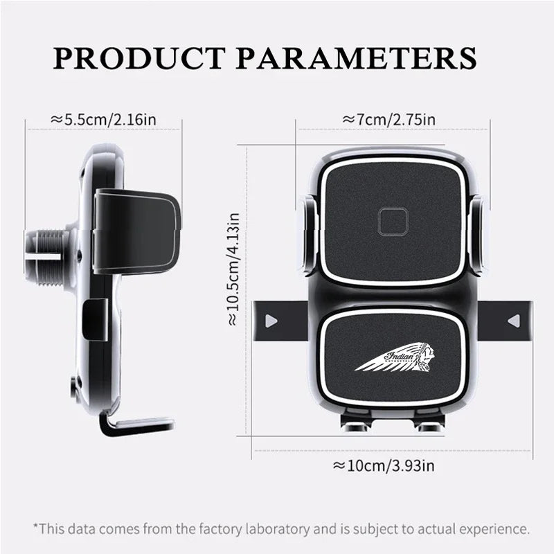 Voodoo Cycle House 360° Rotatable Motorcycle Phone Holder for Indian FTR 1200 S FTR1200 Carbon Rally Chief Scout upgrade GPS Stand Bracket