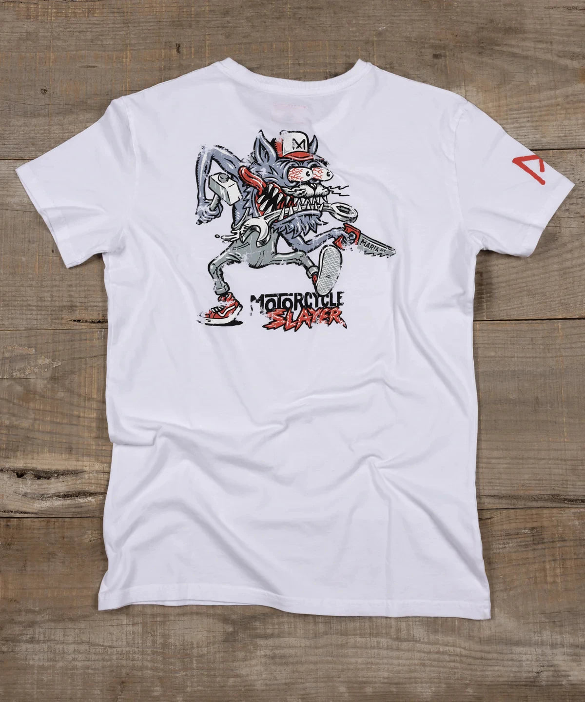 Motorcycle Off road Race Mad Tiger Printed Motorcycle Sport Speed Conquer Men's MARIA Loose Breathable Sweat Absorbing T-shirt