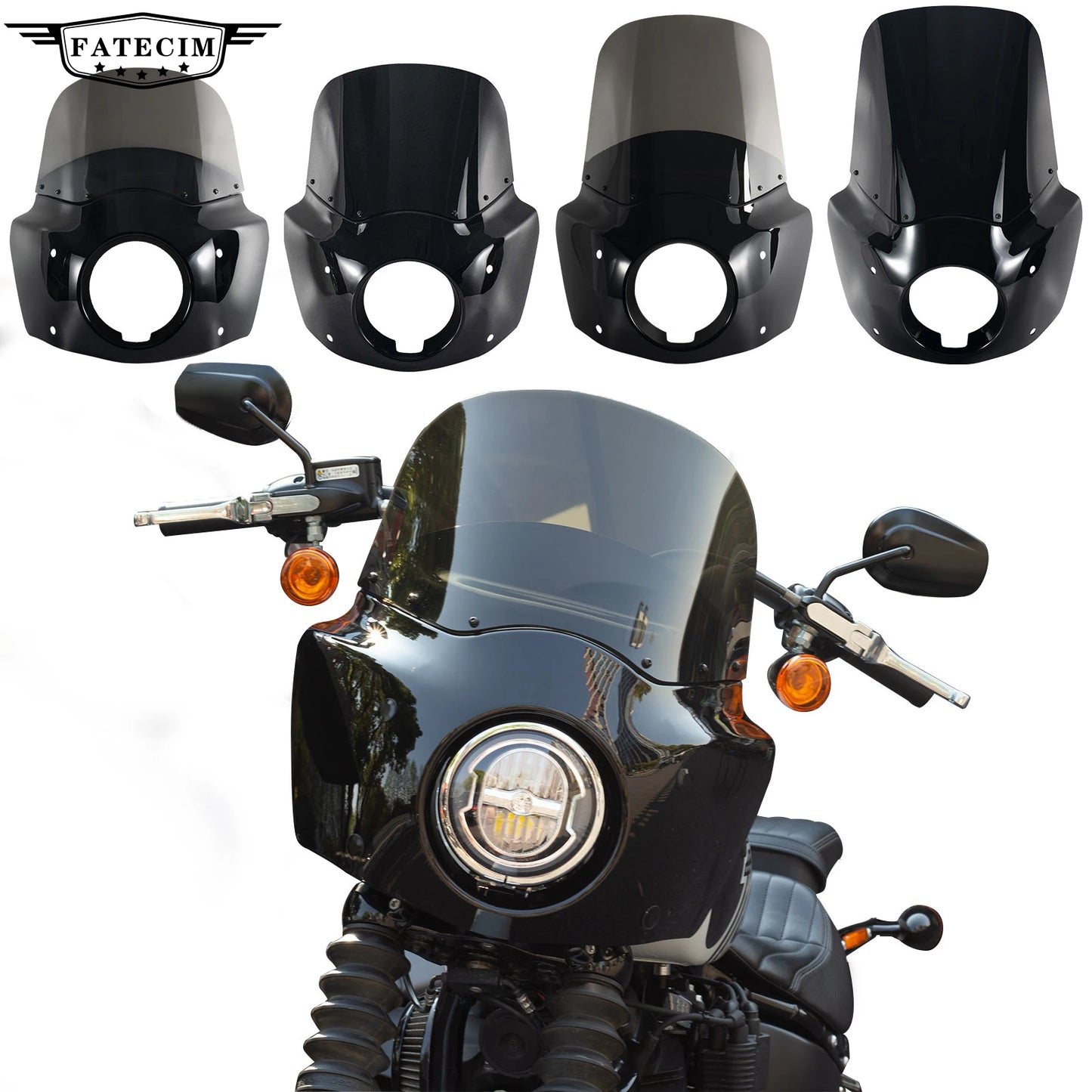 VOODOO CYCLE HOUSE Fairing For Harley Davison FXBB Softail Street Bob Low Rider Dyna Super Glide FXD