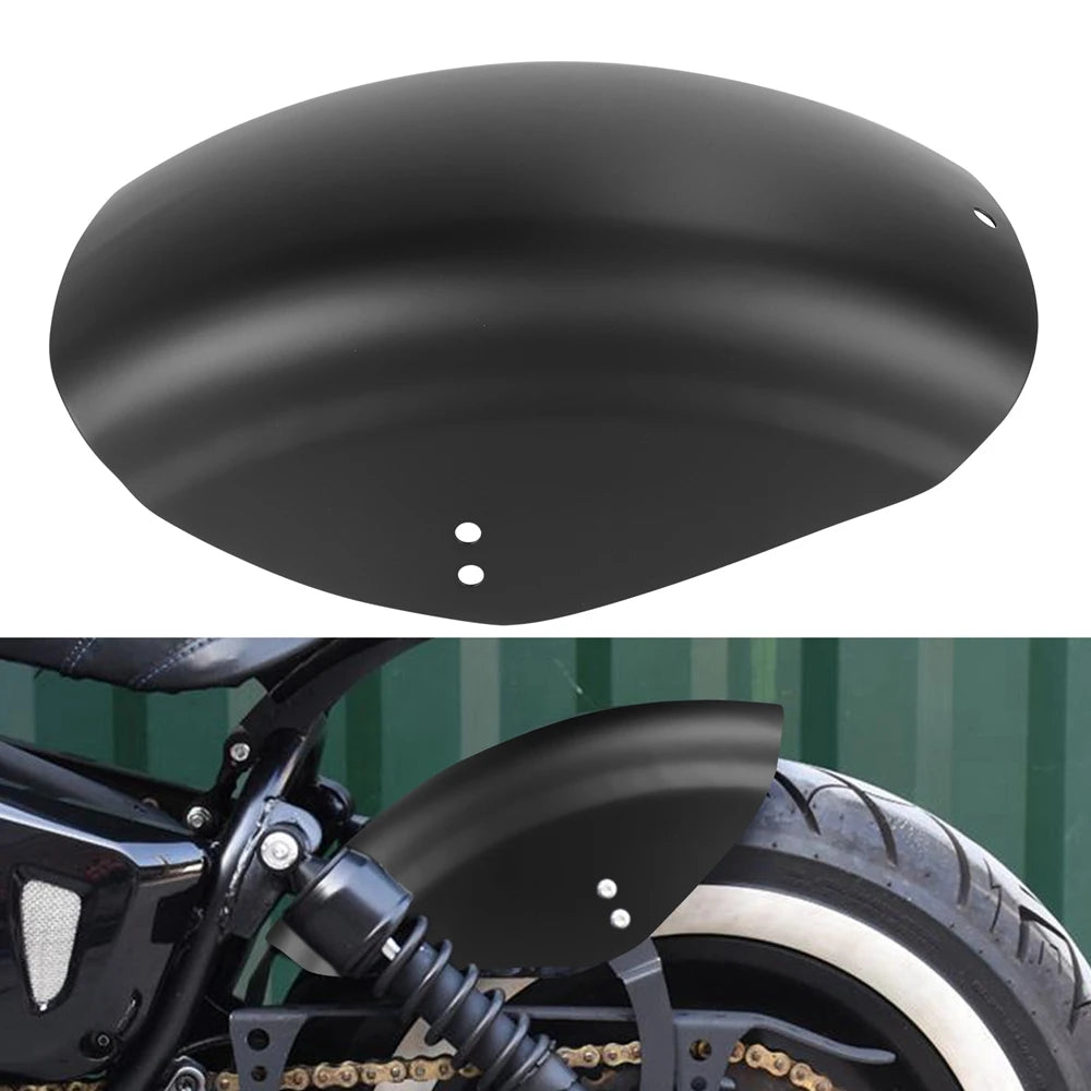 Voodoo Cycle House Custom Motorcycle Black Rear Fender For Harley Sportster XL 883 1200 Nightster Roadster Super Low Custom & Custom Applications