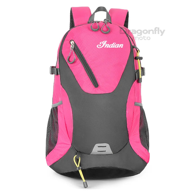 Indian FTR 1200 S FTR1200 Carbon / Rally Chief VINTAGE Scout Racing travel Men waterproof Backpack Bag Motorcycle Gift