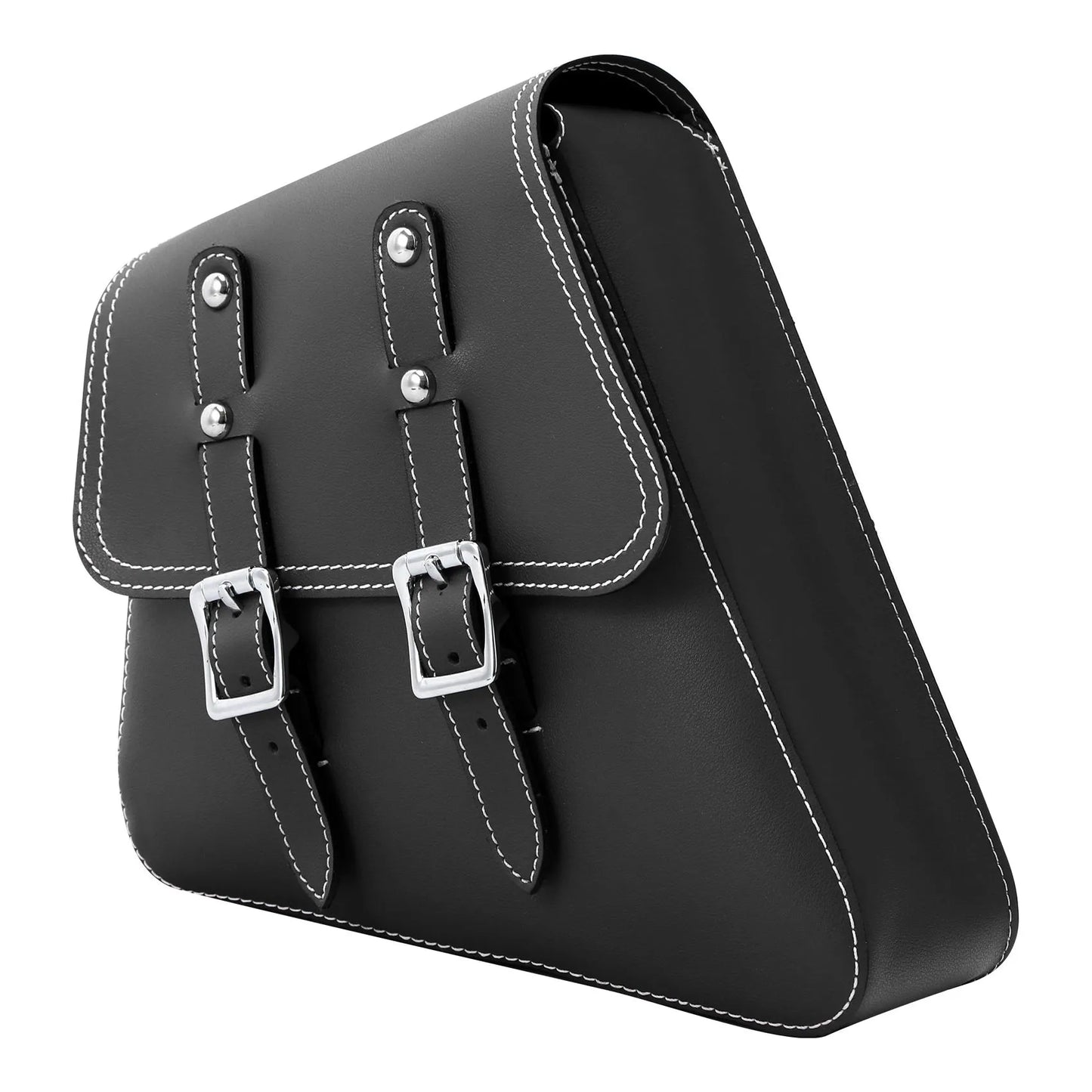 Voodoo Cycle House Custom Leather Side Saddlebag For Harley-Davidson & Custom Applications Sportster XL 883 1200 2007-UP
