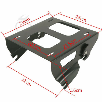Voodoo Cycle House Custom Tour Pack & Mounting Plate For Harley-Davidson Touring Models Road King Street Glide 2014-UP