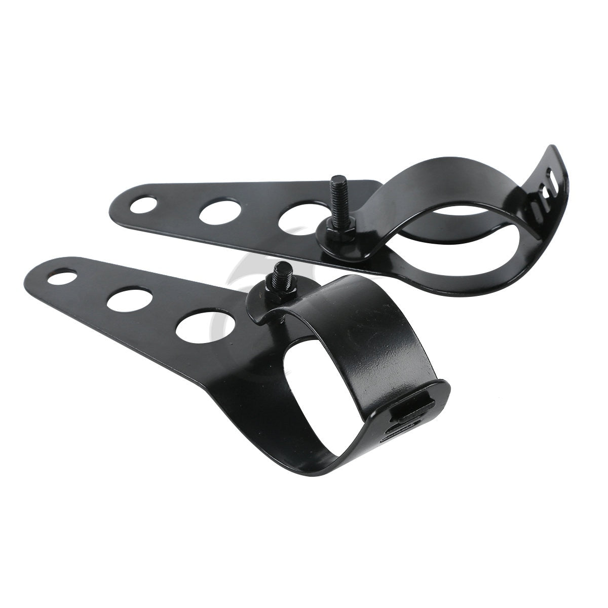 Voodoo Cycle House Custom Headlight Mount Bracket For Harley-Davidson & Custom Applications using
35-43mm Fork Tubes