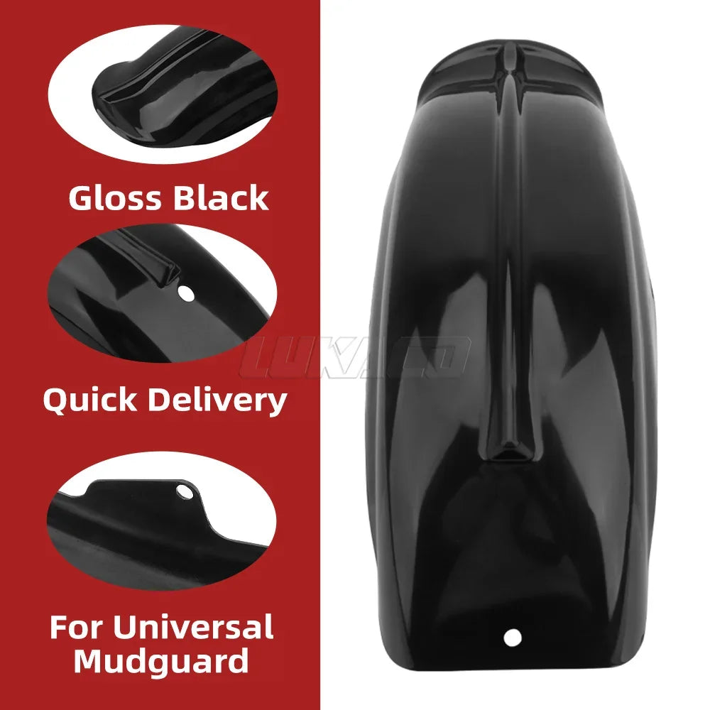 Voodoo Cycle House Custom Universal Rear Fender For Harley Sportster Indian Bobber Chopper Cafe Racer Custom Applications