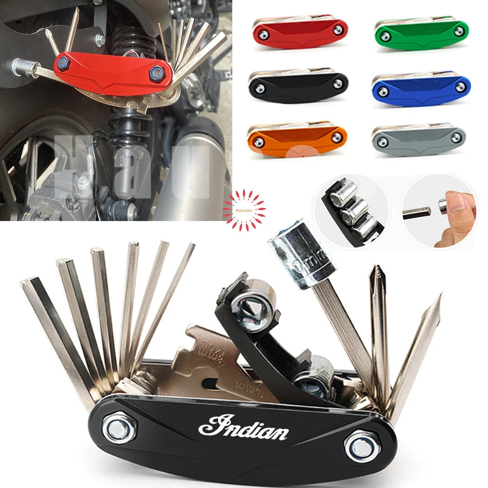 Voodoo Cycle House Indian Motorcycles Multi-functional Repair tool