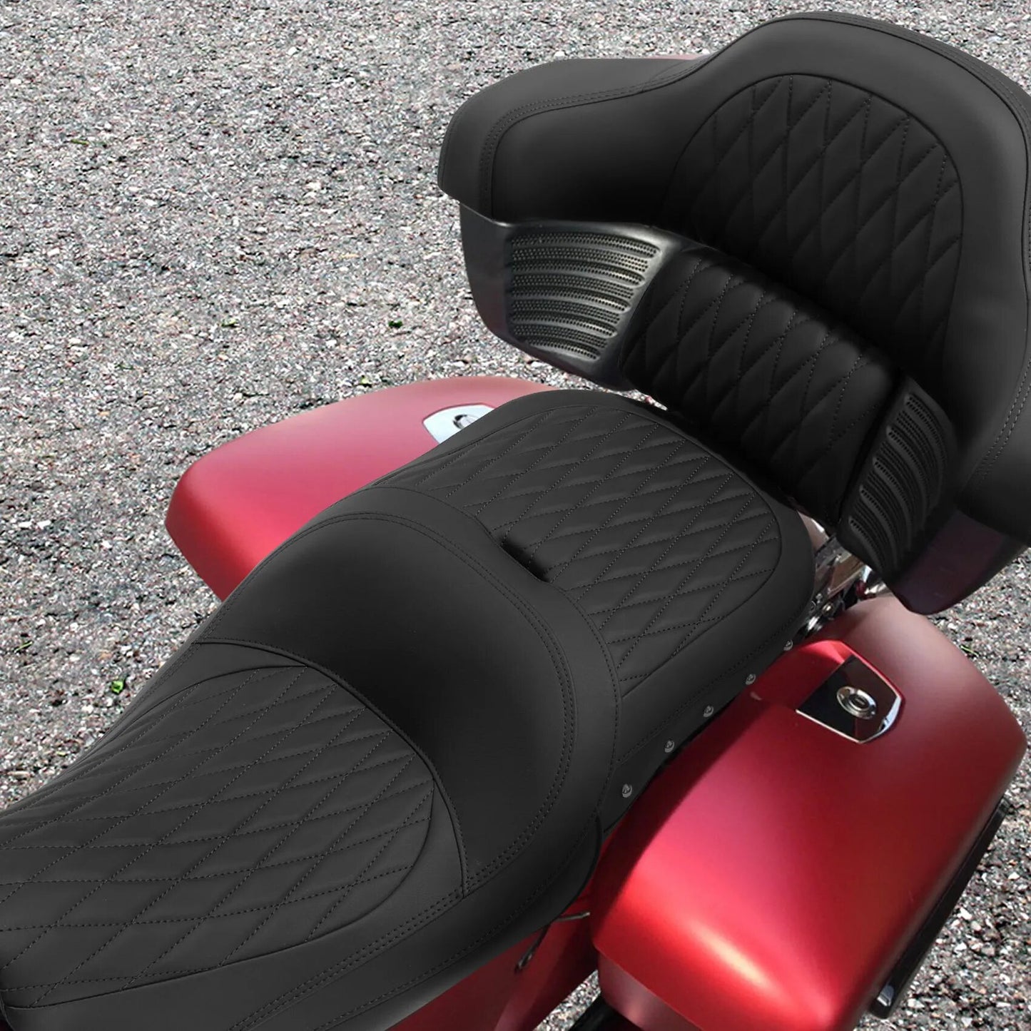 Voodoo Cycle House Custom Driver & Passenger Seat For Indian Chieftain Dark Horse Vintage Roadmaster Limited Springfield 2016-2022