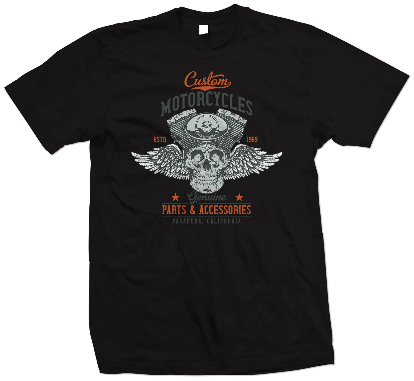 VOODOO CYCLE HOUSE Biker Men Women Cotton Assorted T-Shirts Motorcycle Cafe Racer Chopper Classic Big Size Tee New Arrival Motorcycle Top S-4XL