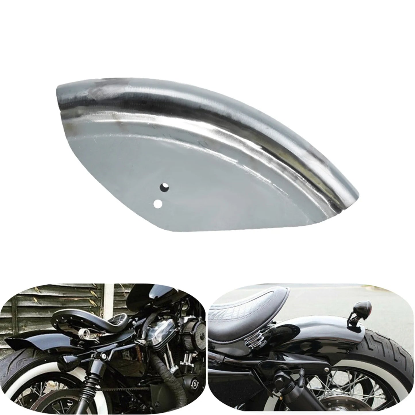 Voodoo Cycle House Custom Motorcycle Rear Fender For Harley Sportster XL883 1200 72 48
