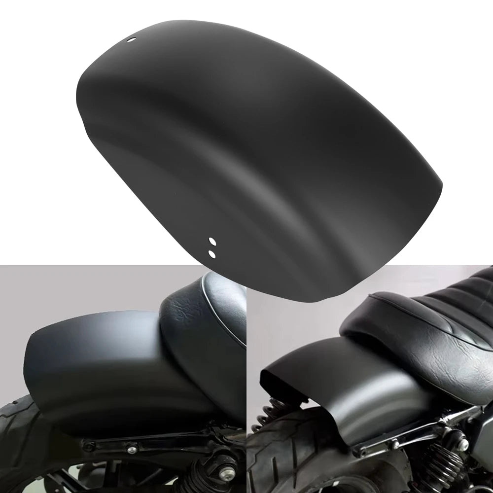 Voodoo Cycle House Custom Motorcycle Black Rear Fender For Harley Sportster XL 883 1200 Nightster Roadster Super Low Custom & Custom Applications