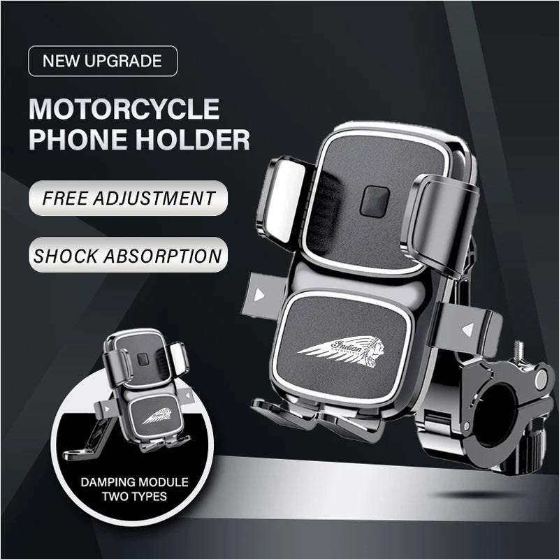 Voodoo Cycle House 360° Rotatable Motorcycle Phone Holder for Indian FTR 1200 S FTR1200 Carbon Rally Chief Scout upgrade GPS Stand Bracket