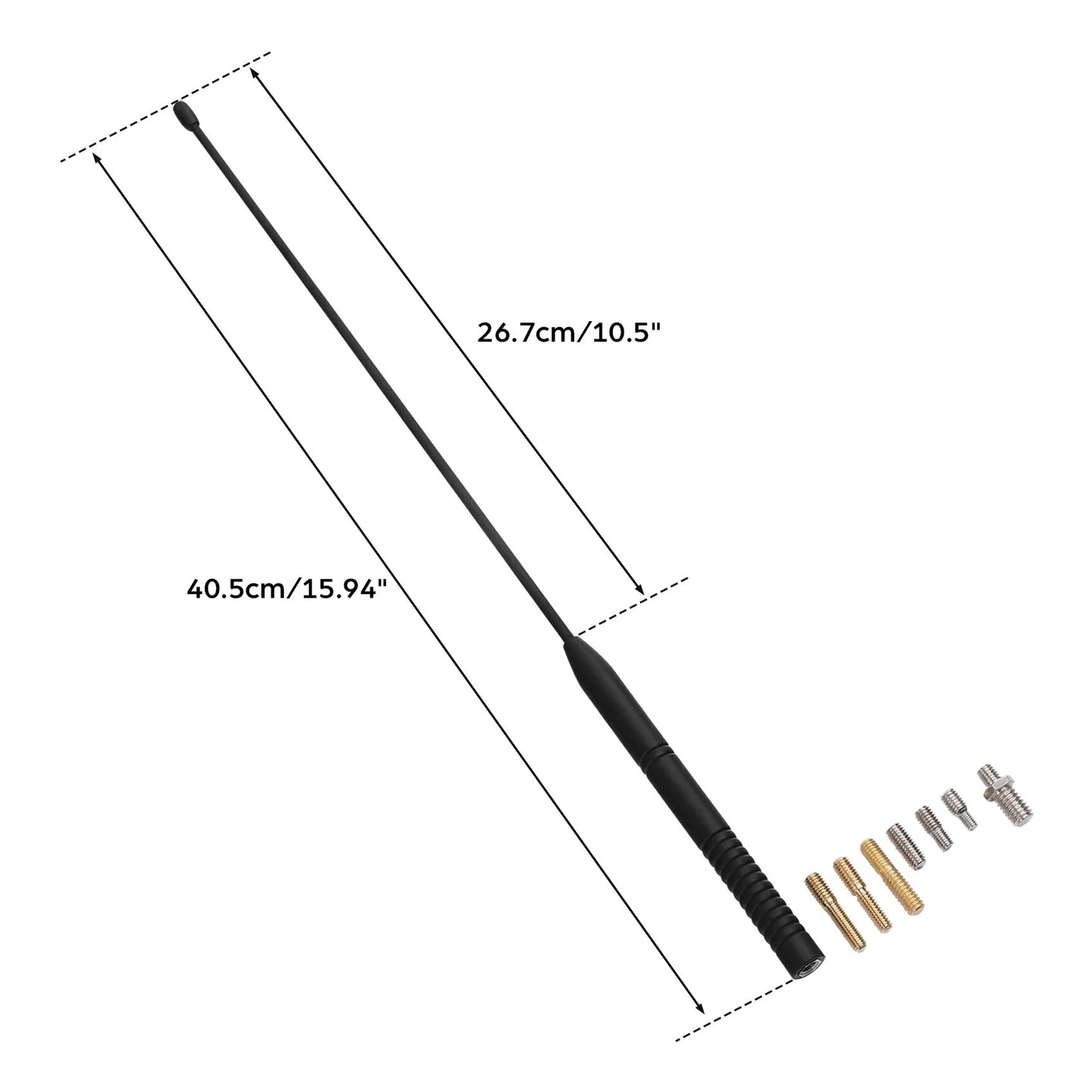 Voodoo Cycle House Audio Antenna For Indian Chieftain Dark Horse 2016-2023 Roadmaster 2015-2023 Springfield