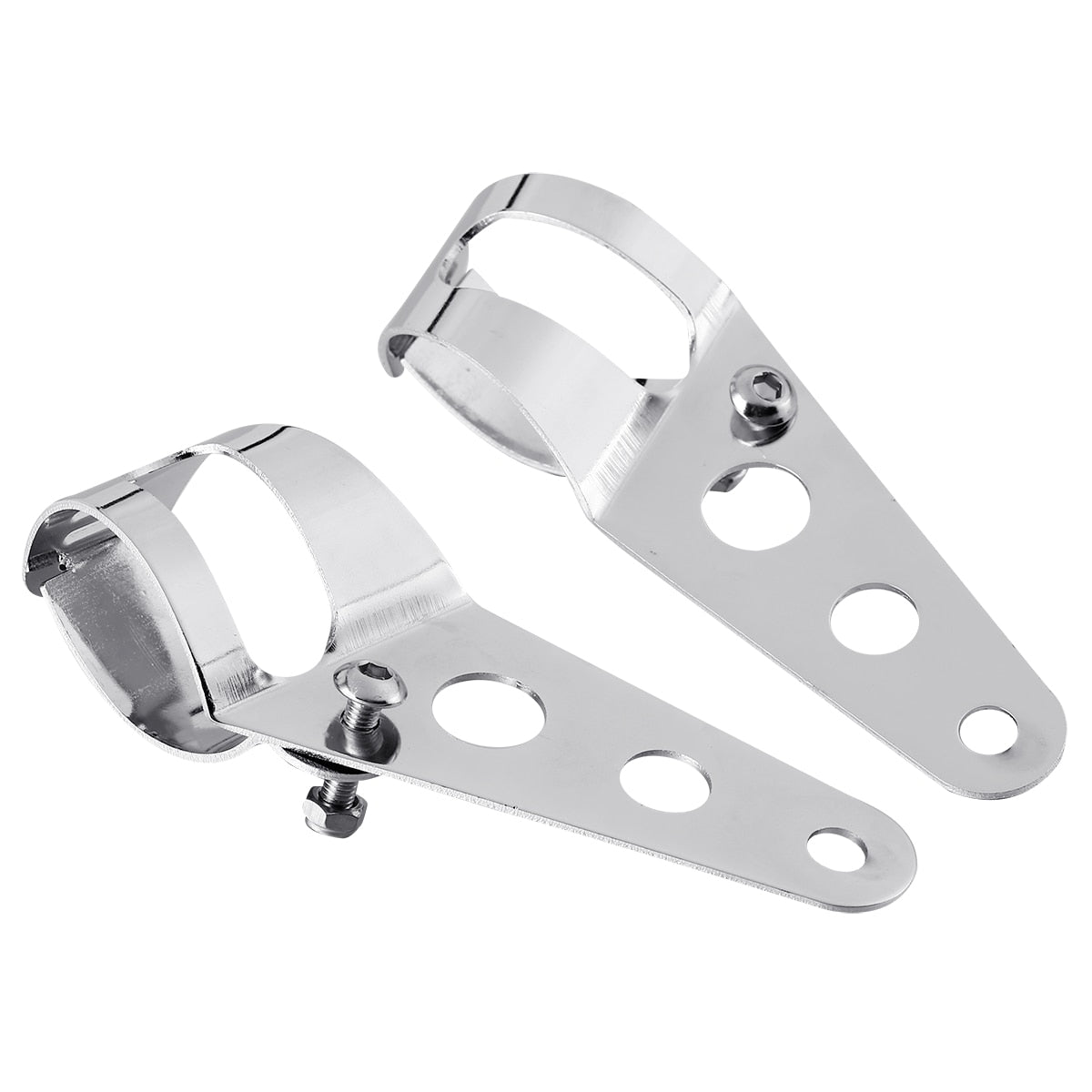 Voodoo Cycle House Custom Headlight Mount Bracket For Harley-Davidson & Custom Applications using
35-43mm Fork Tubes