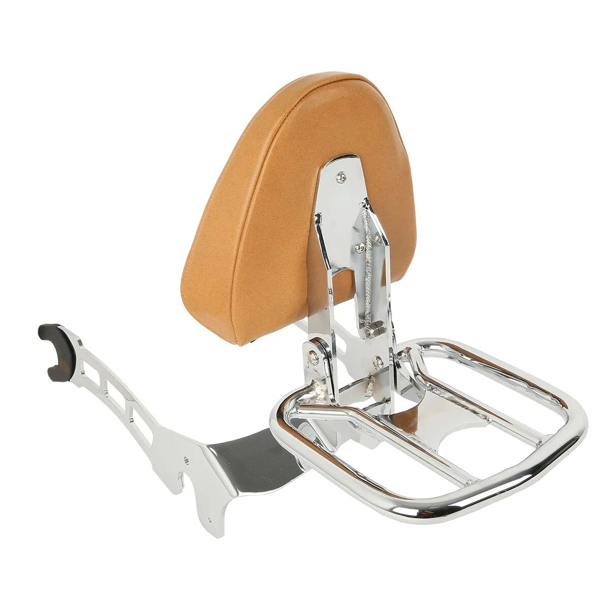 Voodoo Cycle House Custom Backrest With Mounting Spools & Luggage Rack For Indian Scout 2015-2022 Sixty 2016-2022