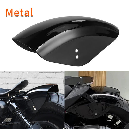 Voodoo Cycle House Custom Motorcycle Black Rear Fender For Harley Sportster XL 883 1200 Nightster Roadster Super Low  Custom & Custom Applications