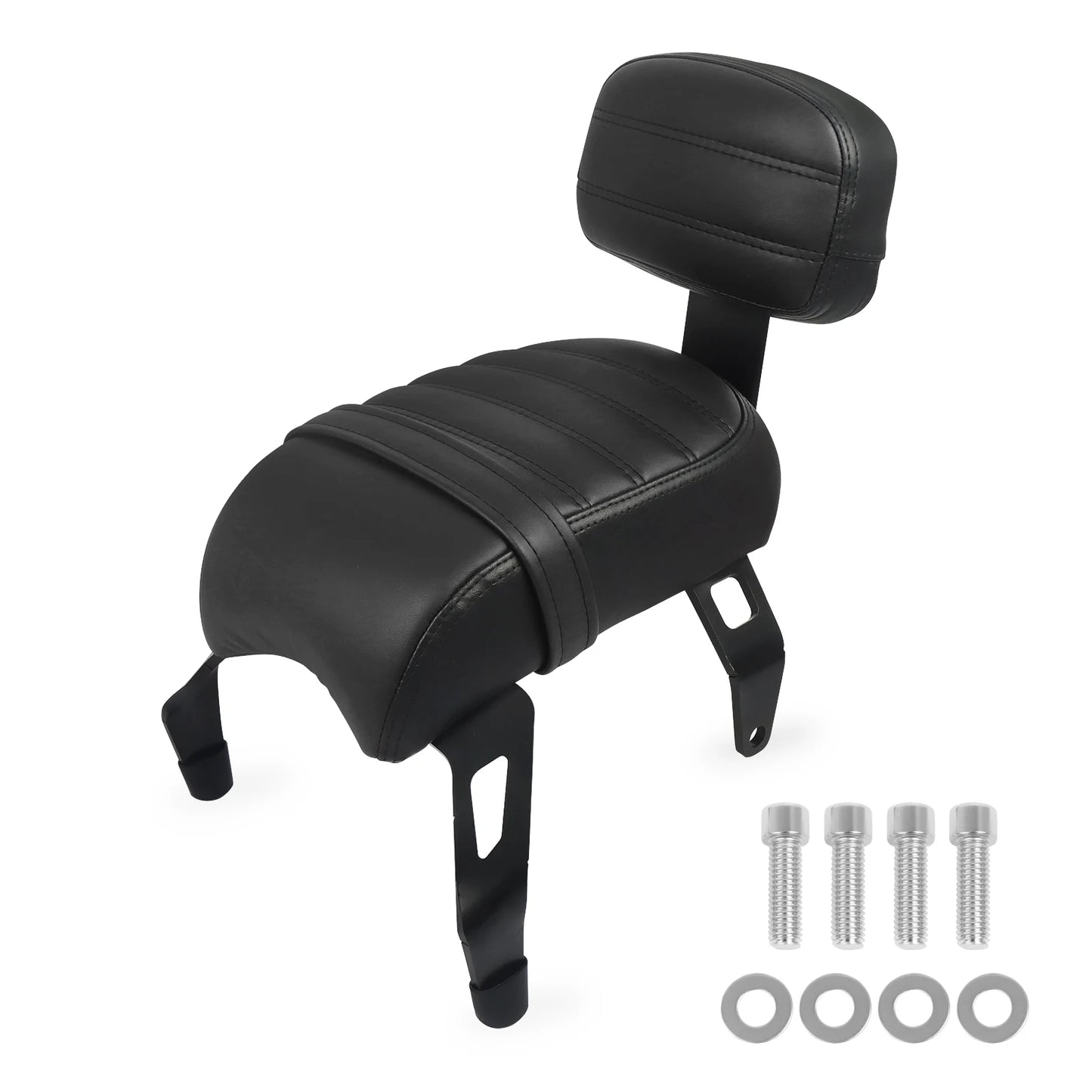 Voodoo Cycle House Custom Passenger Backrest / Sissy Bar Leather with Cushion Pad For Indian Scout/Scout Bobber Sixty/Twenty/ABS 2018-2023