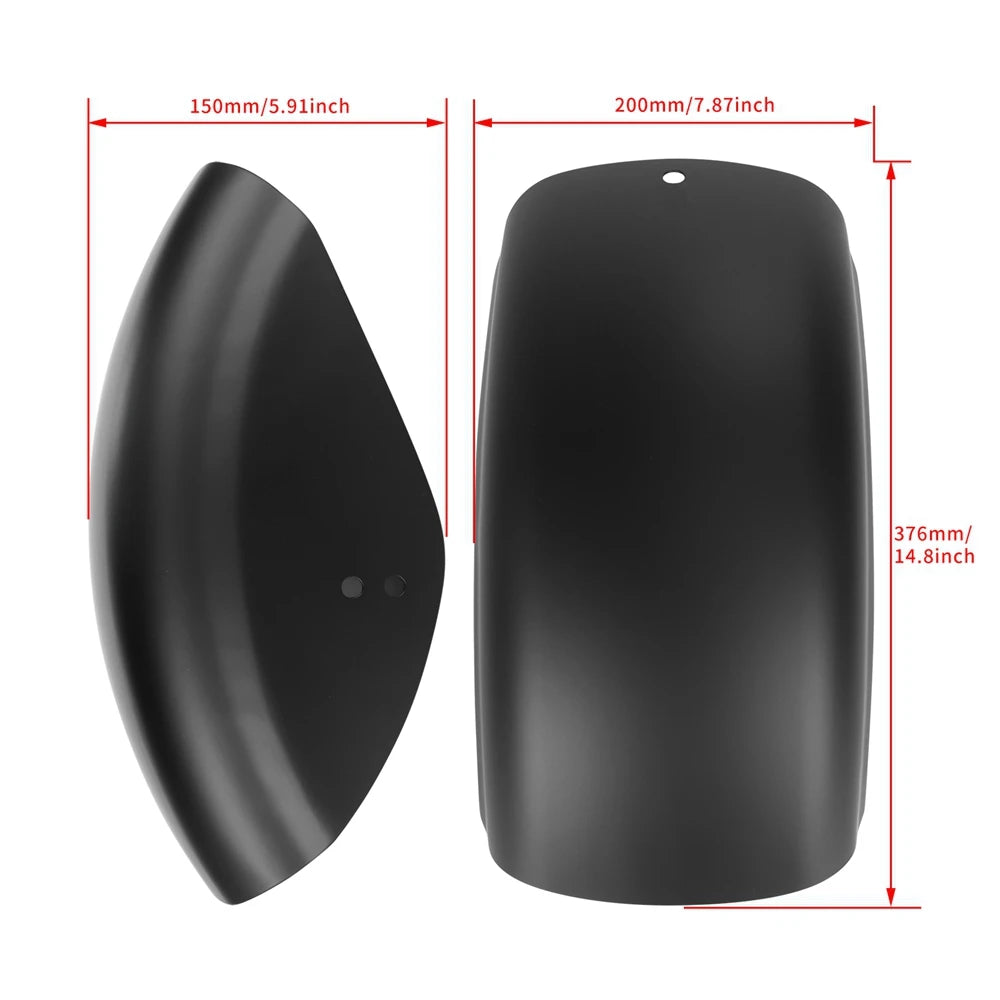 Voodoo Cycle House Custom Motorcycle Black Rear Fender For Harley Sportster XL 883 1200 Nightster Roadster Super Low Custom & Custom Applications