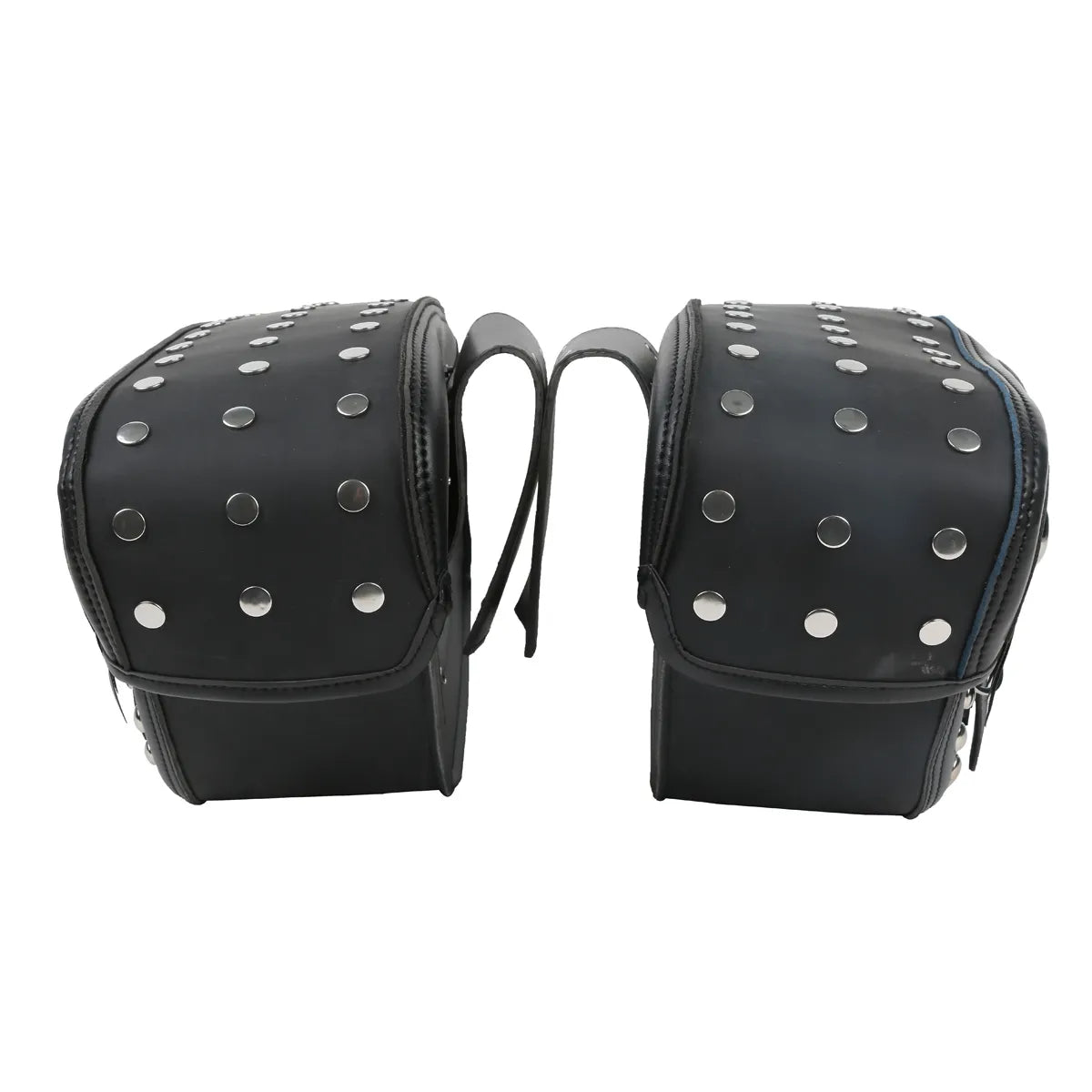 Voodoo Cycle House Custom Leather Saddlebags For Harley-Davidson & Custom Applications Dyna Street Bob FXDB 2008-2017 Sportster 1982-2018 Softail 1994-1999