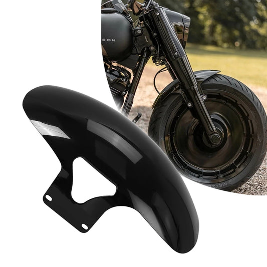 Voodoo Cycle House Custom Motorcycle Gloss Black Front Fender For Harley Softail M8 Fatboy FLFBS FLFB 2018-2022