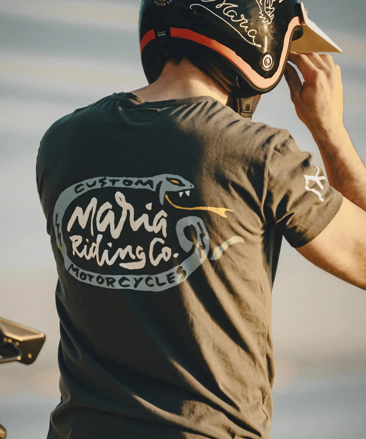 Motorcycle Off road Race Mad Tiger Printed Motorcycle Sport Speed Conquer Men's MARIA Loose Breathable Sweat Absorbing T-shirt