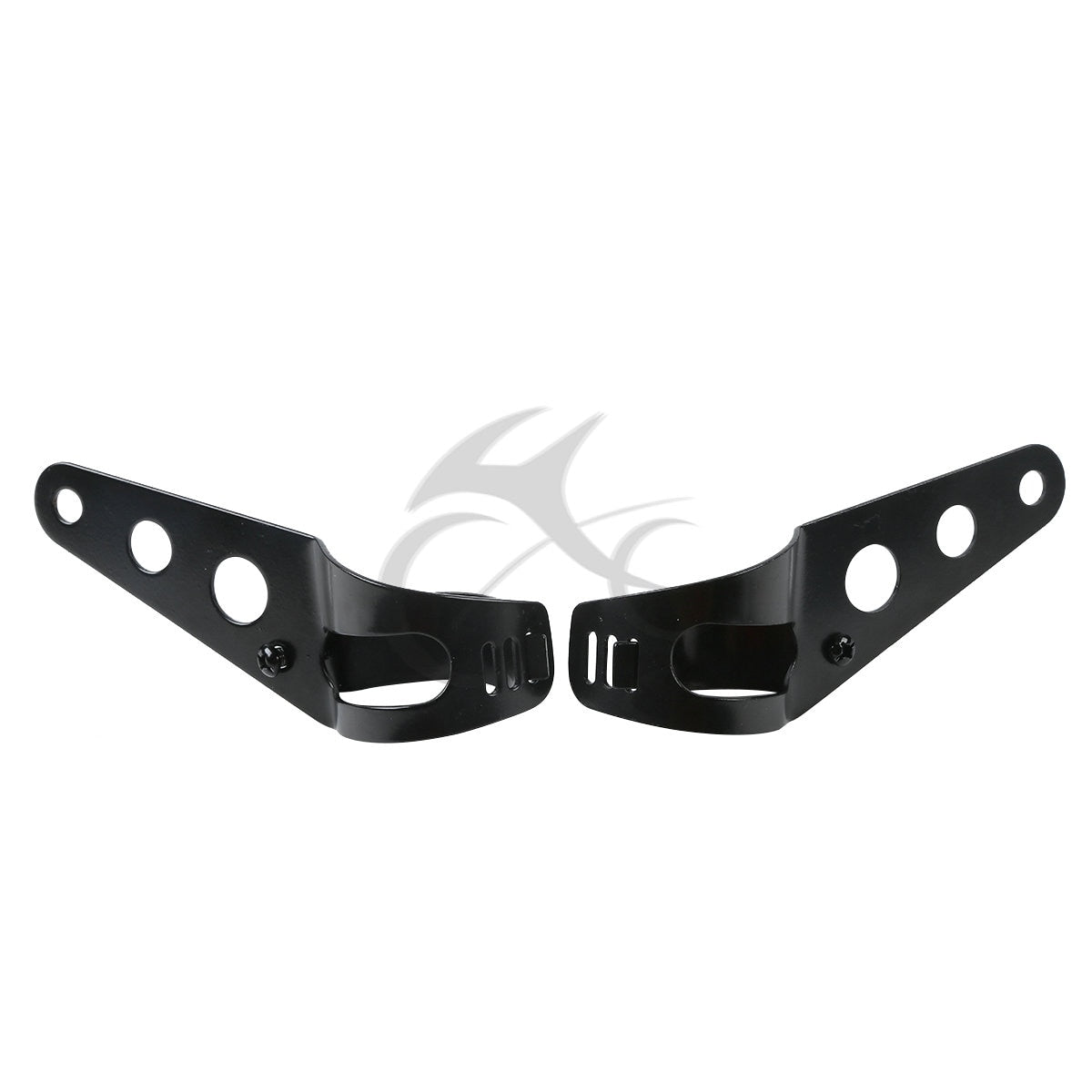 Voodoo Cycle House Custom Headlight Mount Bracket For Harley-Davidson & Custom Applications using
35-43mm Fork Tubes