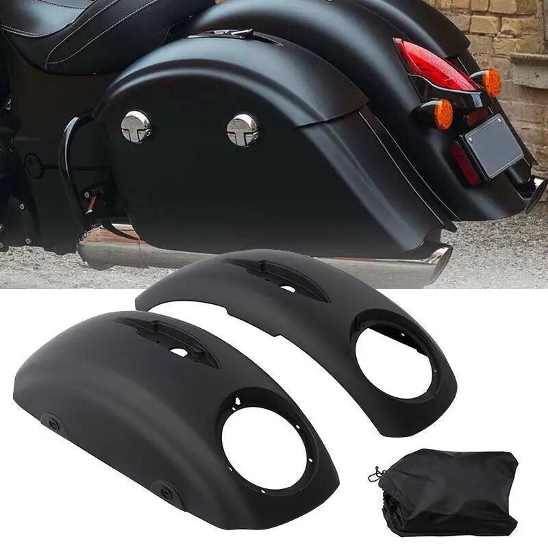 Voodoo Cycle House Custom Saddlebag Lids With 6.5'' Speaker Cutout For Indian 2014-2017 Chieftain 2018 Springfield Dark Horse Roadmaster Elite Classic